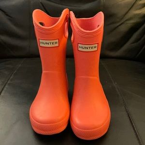 Kids size 5 hunter boots